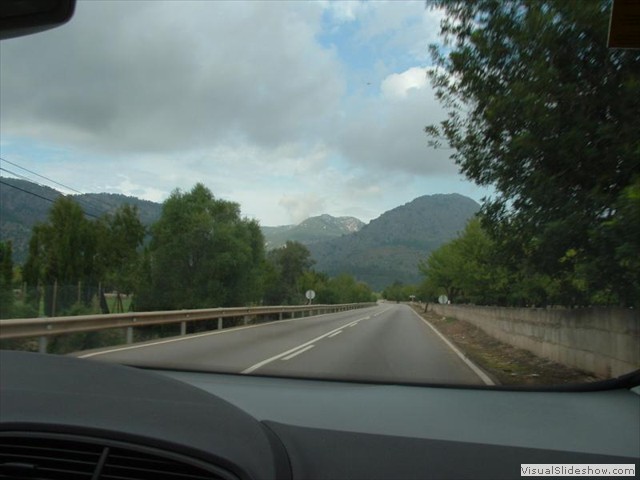 On the road in Mallorca, Balearic Islands, Spain,  Oct. 23 - 30, 2005