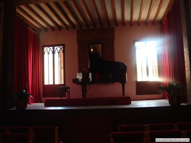 Playing Chopin in the monastery