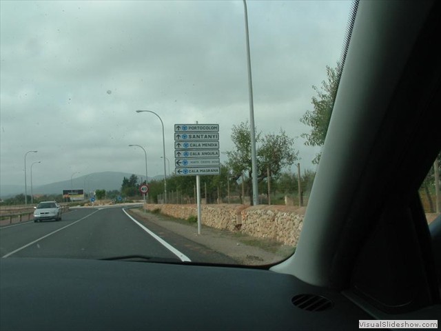 On the road in Mallorca