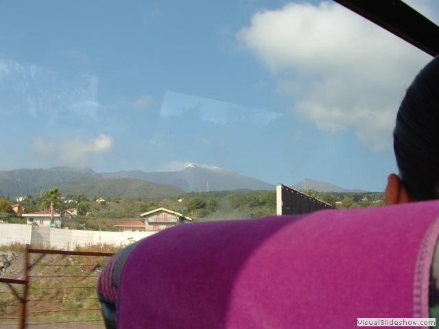 Mt. Eta from bus