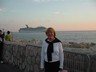 Harbor in Cannes, France with Carnival Liberty in background. Nov. 2006